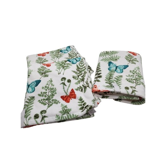 Peri Bath Peri Home Floral Butterfly Bath Towel Set Of 3 New Poshmark